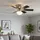 ETC Shop Deckenventilator 76 cm mit Beleuchtung