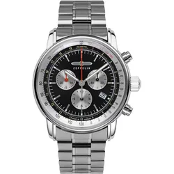 Zeppelin 8888MB-2 Herrenuhr LZ 14 Marine Chronograph Stahl/Schwarz