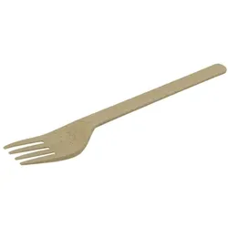 greenbox - Mehrweg Gabeln "Häppy Cutlery" 18 cm, natur, 60 St.