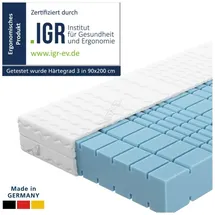 AM Qualitätsmatratzen Premium 7-Zonen Kaltschaummatratze 160 x 200 cm H2