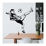 wall-art Wandtattoo »Fußball Kicker Aufkleber«, (1 St.), selbstklebend, entfernbar schwarz