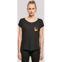 F4NT4STIC Long Cut T-Shirt Looney Tunes Daffy Duck Face