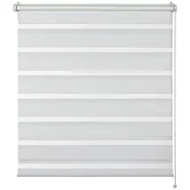 Schöner Wohnen Doppelrollo Tilda 45 x 150 cm transparent/weiß