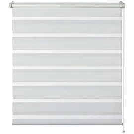 Schöner Wohnen Doppelrollo Tilda 45 x 150 cm transparent/weiß