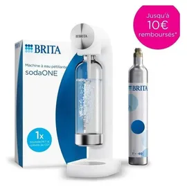 Brita SodaONE white + PET-Flasche + Zylinder