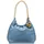 Michael Kors Indie Small Schultertasche Leder Blue