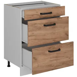 Vicco Schubladenschrank R-Line 60 x 0 x 81,6 cm Weiß