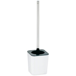 Wc-Garnitur Nuria PS-Kunststoff weiß/grau 11,5x11,5x46,5cm