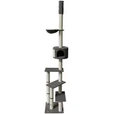 Kratzbaum PASCHA Deckenhoch schwarz 240-260cm