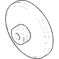 Dornbracht Wandhalter Haken - platin 083011550-08 platin