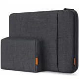 Inateck LB01006-14, (15", Schutzhülle Schwarz, Grau