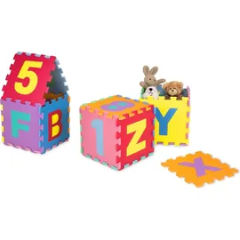 KIDUKU 86 teilige Puzzlematte TÜV Rheinland geprüft Kinderspielteppich, Spielmatte, Spielteppich für Baby & Kinder