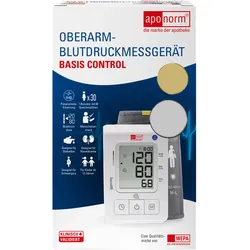 Aponorm Blutdruck Messgerät Basis Control Oberarm