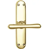 grundmann Fenstertrieb 520 - gerade, ohne VK, Messing poliert, 1 Stück Fenstergriff Zubehör Beschläge