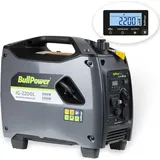 BullPower IG-2200L 2200W Digital Inverter Generator Stromerzeuger 4Takt Display, 230V 12V 2x USB