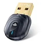 ZEXMTE USB Bluetooth Adapter für PC mit FPC Antenne, Langstrecken Bluetooth Dongle kann 50M stabiles Signal, Mini Bluetooth Stick Empfänger für Desktop-Laptop, Windows 11/10 Plug & Play