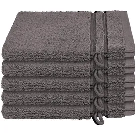 SCHIESSER Milano Waschhandschuh 5 x 16 x 22 cm anthrazit