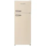 Respekta KS144VC Retro-Kühl-Gefrierkombination (213 l, 1450 mm hoch, Cream