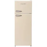 Respekta KS144VC Retro-Kühl-Gefrierkombination (213 l, 1450 mm hoch, Cream