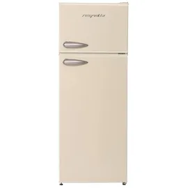 Respekta KS144VC Retro-Kühl-Gefrierkombination (213 l, 1450 mm hoch, Cream