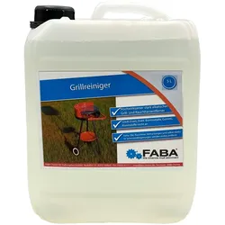 FABA Chemie Grillreiniger Barbecue Rauchharzentferner Fettlöser Fettentferner 5 Liter