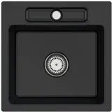 Villeroy & Boch Siluet 50 S flat ebony + Handbetätigung