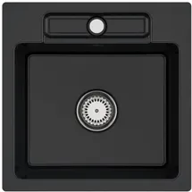 Villeroy & Boch Siluet 50 S flat ebony + Handbetätigung