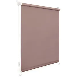 Lichtblick Thermo-Rollo / Verdunkelungsrollo Klemmfix 80 x 200 cm altrosa
