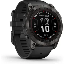 Garmin Fenix 7X Pro Sapphire Solar schwarz/carbongrau