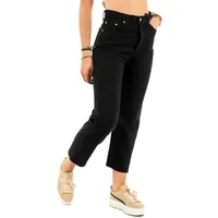Levi's Ribcage Straight Ankle Jeans Black Heart 28 27