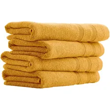 SCHIESSER Brooklyn Handtuch 50 x 100 cm gelb