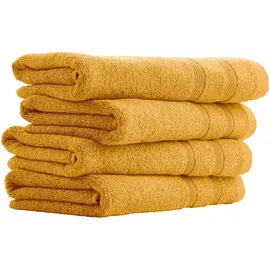 SCHIESSER Brooklyn Handtuch 50 x 100 cm gelb
