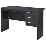 [en.casa] Schreibtisch Ragunda Dunkelbraun