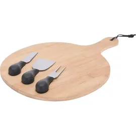 Excellent Houseware Käse-Servierbrett braun | Gr.: onesize
