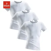 CLIPPER Unterhemd 3 Stk. aus Doppelripp, T-Shirt, Unterziehshirt, Kurzarm