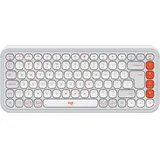 Logitech POP Icon Keys US Offwhite / Orange