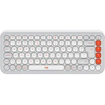 Logitech POP Icon Keys US Offwhite / Orange