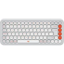 Logitech POP Icon Keys US Offwhite / Orange