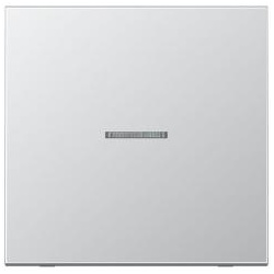 JUNG HOME Taster 1fach, Aluminium AlMg1 Naturton, mattgebeizt, Serie LS, Aluminium