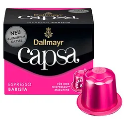 Dallmayr Capsa ESPRESSO BARISTA Kaffeekapseln Arabica- und Robustabohnen kräftig 10 Portionen