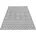 Webteppich 120 x 160 cm grau