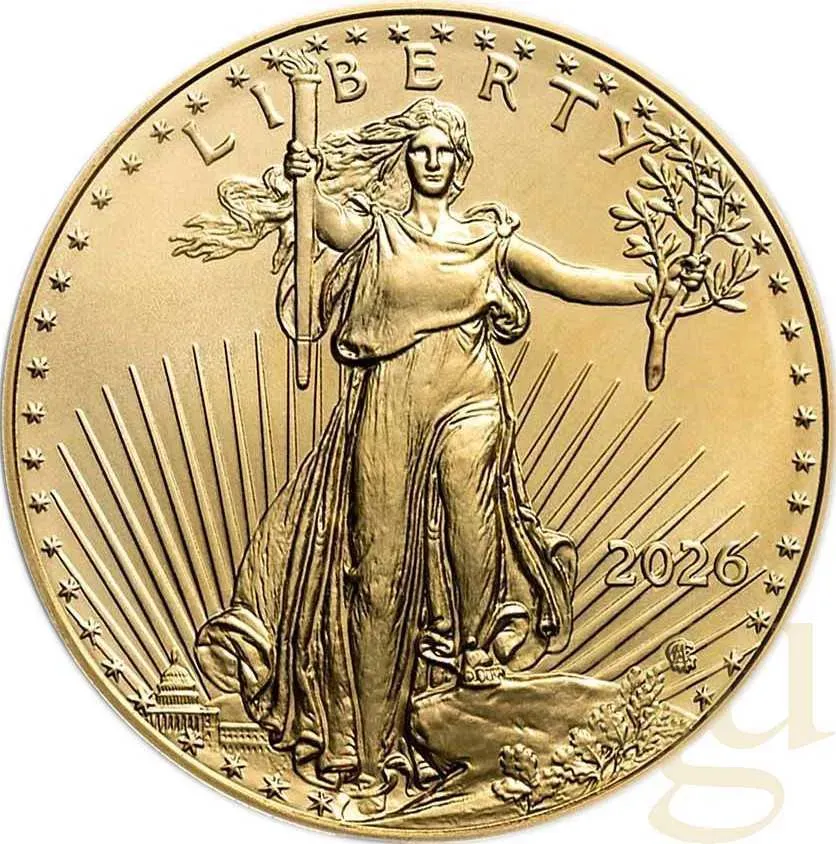 1/2 Unze Goldmünze American Eagle 2026