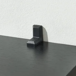 [en.casa] Tynset Standregal 175 x 20 x 20 cm Schwarz
