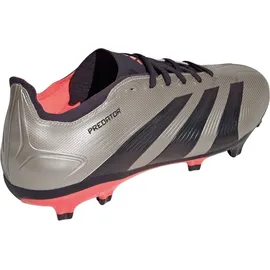 adidas Predator League FG Platinum Metallic / Aurora Black / Turbo 45 1/3