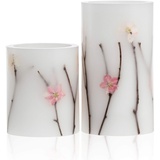 Pauleen Shiny Blossom Candle Wachskerze 2er Set