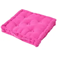 Homescapes Sitzkissen unifarben pink 40 x 40 cm