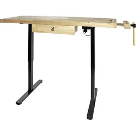 Holzmann Maschinen Hobelbank Holz elektrisch höhenverstellbar 26,5 kg schwarz