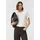 Comma, Shirtbluse mit gerafftem Kragen und Cut-out Weiß 36