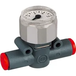 Riegler Manometer »lineonline«, Schlauch - Schlauch, für Schlauch- Ø8