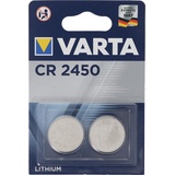 Varta Professional Electronics CR2450, CR 2450 Lithium 2er Blister Verpackung